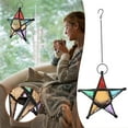 Hanging Star , Style Christmas Lights Wire 50 Bulbs And Lights String