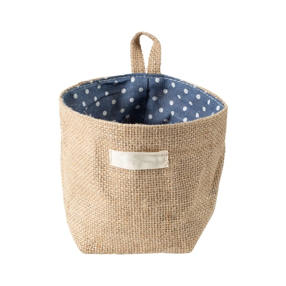 Hanging Storage Bag Decorative Wall Hanging Basket Organizer Collapsible Box Bags For Wall Door Closet