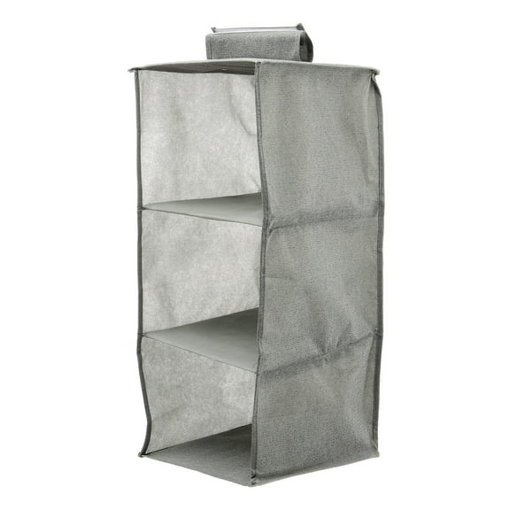 Hanging Storage Bag Sweaters Cloth Bins Clothes Closet Organizers and Shelves Blanket Cotton Linen Travel