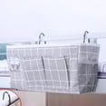 thumbnail image 1 of Hanging Storage Basket Large Capacity, Over The Door Organizer for Dormitory and Bedside, Multifunctional Storage Rack with Heavy Duty Fabric, Easy to Clean and Install, 1 of 6