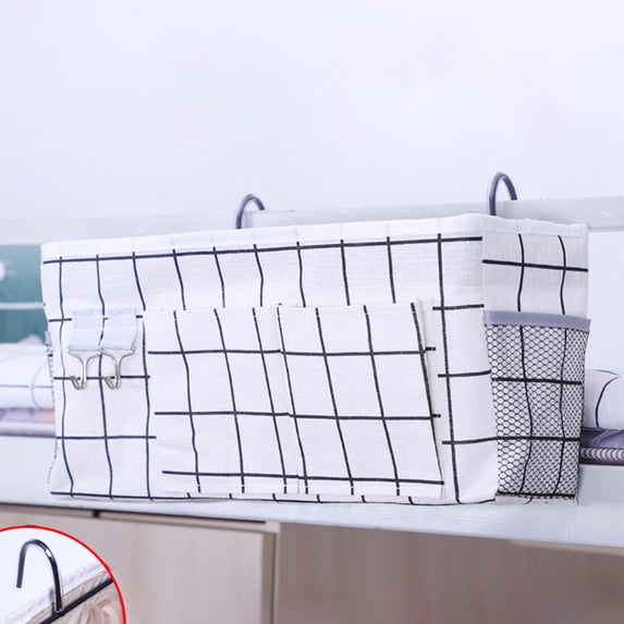 Hanging Storage Basket Large Capacity, Over The Door Organizer for Dormitory and Bedside, Multifunctional Storage Rack with Heavy Duty Fabric, Easy to Clean and Install