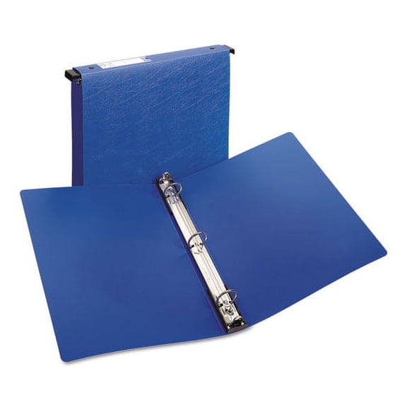Hanging Storage Flexible Non-View Binder With Round Rings, 3 Rings, 1" Capacity, 11 X 8.5, Blue | Bundle of 10 Each