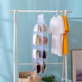 thumbnail image 1 of Hanging Storage Grid Organizer Bag Separate Grid for Handbag Wallets Clothing, 1 of 7
