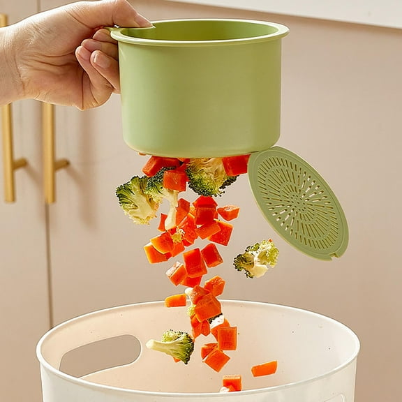 Hanging Strainer Basket,Faucet Hanging Strainer,Plastic Kitchen Sink Drain Basket,Food Fruit Vegetable Drain Shelf Sink Storage Holder,Kitchen Hanging(Green 8*6*3in)from ANMUYUM