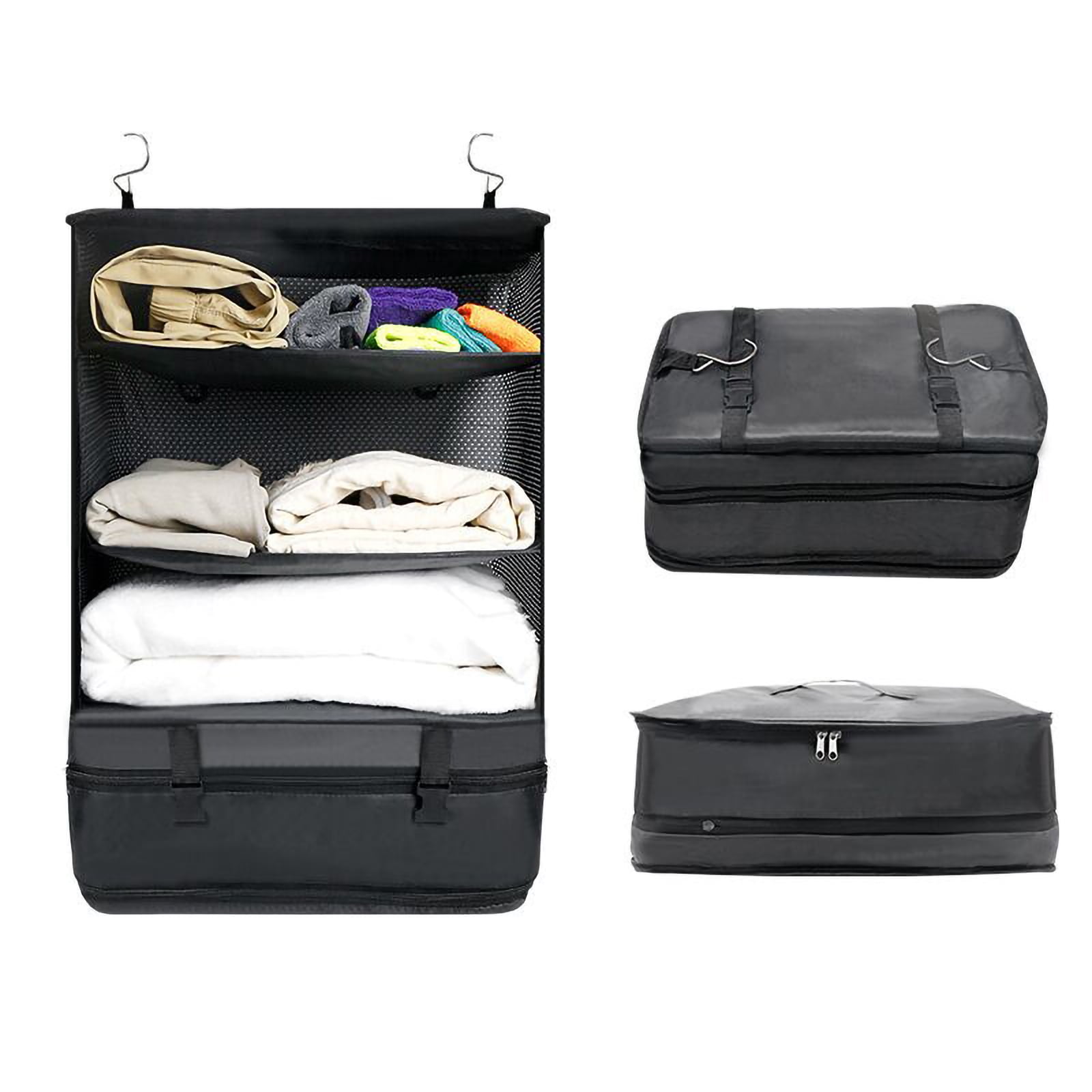 Hanging Suitcase Organizer Cubes for Travel Compression, Travel Bags