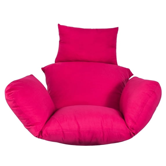 Hanging Swing Chair Cushion Egg Chair Replacement with Headrest Pillow for Patio Porch Backyard