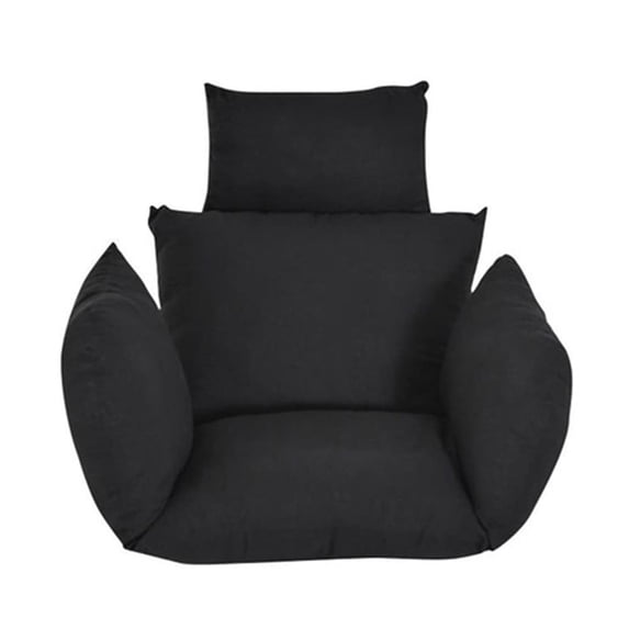 Hanging Swing Chair Cushion Egg Chair Replacement with Headrest Pillow for Patio Porch Backyard