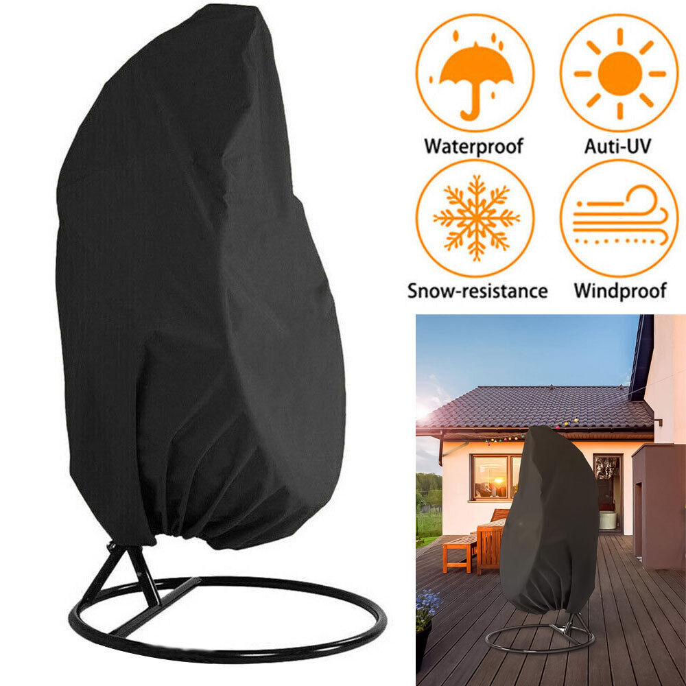 Hanging Swing Egg Chair Cover Waterproof Garden Patio Rattan Outdoor Anti UV