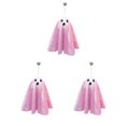 thumbnail image 1 of Hanging Swinging Ghost Halloween Decor, Glitter Fabric Hanging Ornament, Lightweight Halloween Decor For Garden Trees, Front Yards And Porch Seasonal Displays, 1 of 6