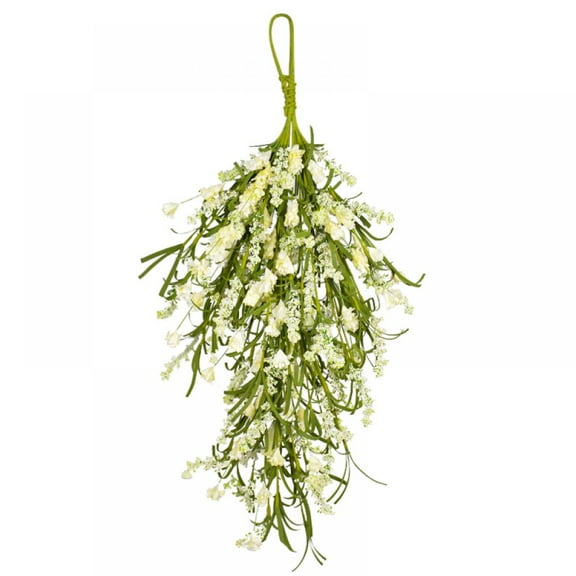 Hanging Teardrop Floral Swag Festival Decoration Multicolor Home Wall Crepe Paper Autumn Harvest Decorative Swag Farmhouse Swag Garland for Front Door Garden