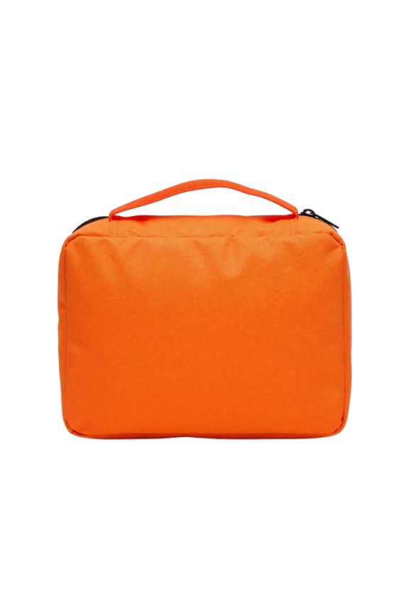 Hanging Toiletry Bag, Foldable Bright Orange Travel Storage Pouch, 1 Pack Lightweight Portable Carry Case, for Vacation Business Trip Gym Camping Organize Cosmetics Skincare Shaving Accessories