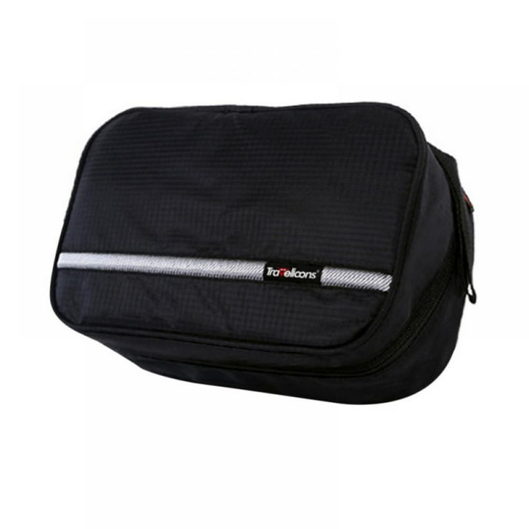 Maliton Toiletry Bag for Men & Women | Large for Traveling | Hanging  Compact Hygiene Bag with 4 Compartments | Waterproof Bathroom Shower Bag  (Black)