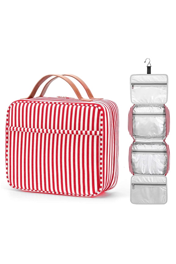 Hanging Toiletry Bag Travel Bag for Woman, Large Capacity Makeup Cosmetic Organizer bag for Accessories, Shampoo, Full Sized Container, Toiletries