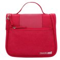 thumbnail image 1 of Hanging Toiletry Bag Travel Toiletry Kit for Men Women Toiletries Water Resistant with Mesh Pockets & Hanging Hook Shower Bag, Cosmetic Organizer for Travel Accessories - Rose red, 1 of 5