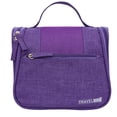 thumbnail image 1 of Hanging Toiletry Bag Travel Toiletry Kit for Men Women Toiletries Water Resistant with Mesh Pockets & Hanging Hook Shower Bag, Cosmetic Organizer for Travel Accessories - purple, 1 of 5