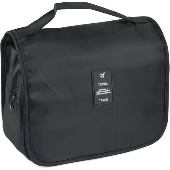 Hanging Toiletry Bag, Waterproof Traveling Toiletries Bag Portable Travel Makeup Pouch Multifunction Travel Bathroom Bag Organizer with Hook