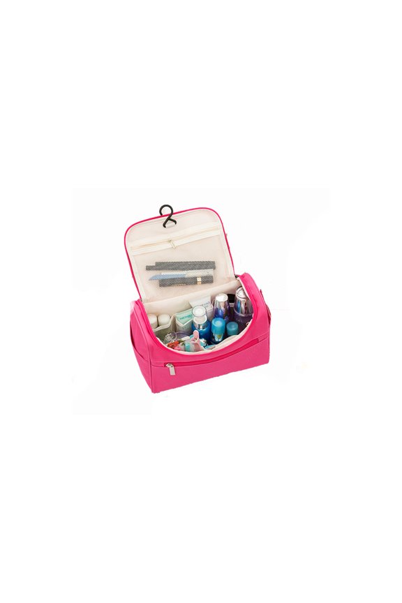 Hanging Toiletry Bag for Travel Accessories & Makeup - Purple