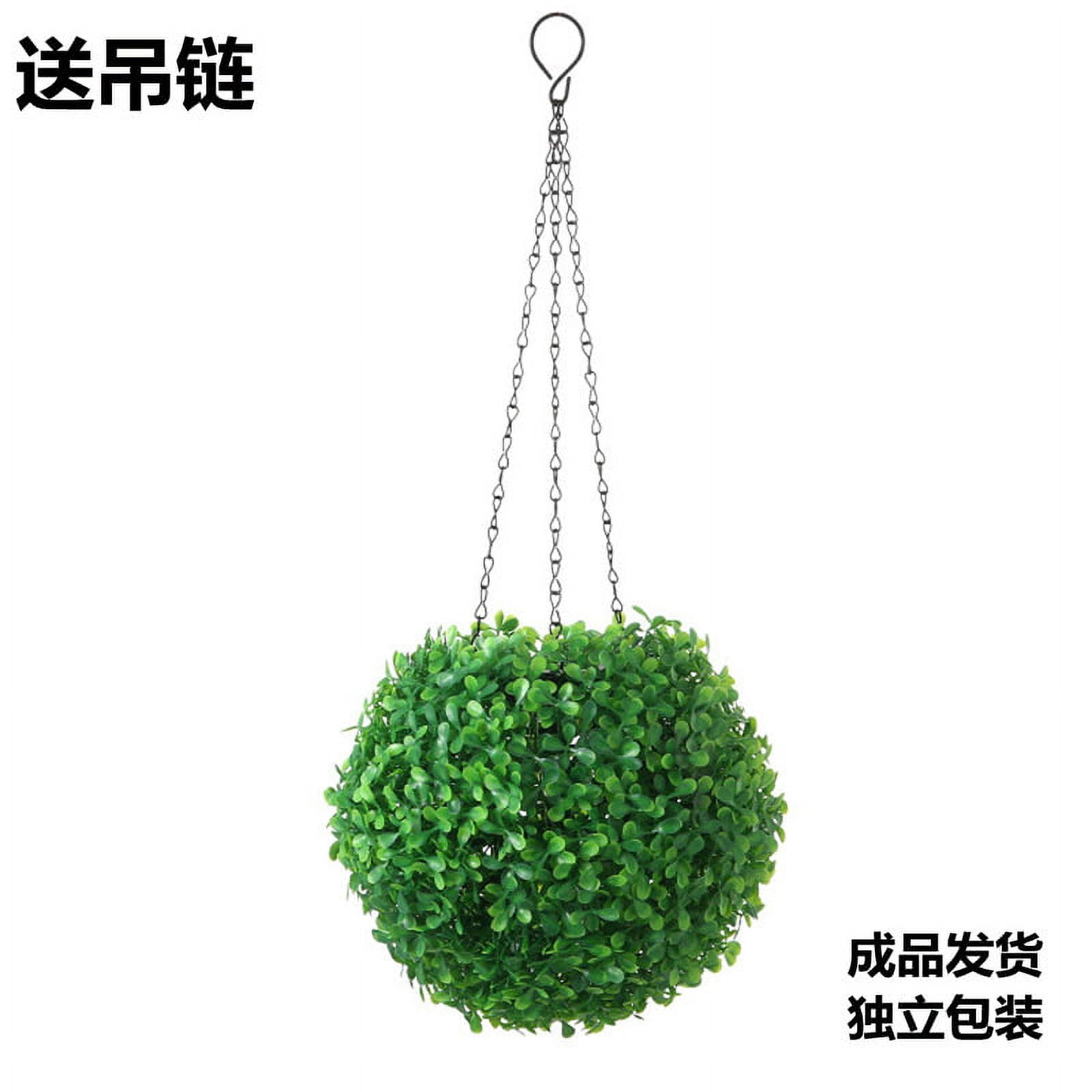 Hanging Topiary Ball Artificial Topiary Ball with Chain for Wedding