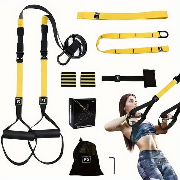 Hanging Training Strap Adjustable Resistance Band Gymnastics Fitness Band Pull Rope Exercise Stretch Strap Home Gym Equipment