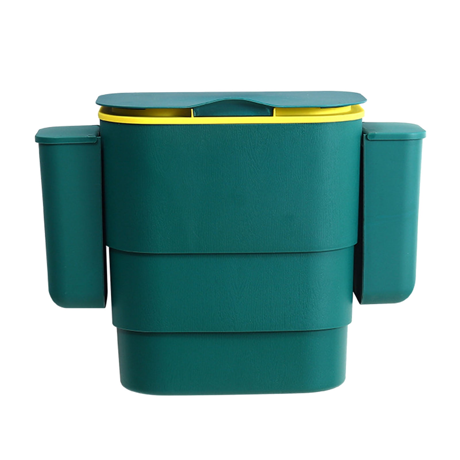 Hanging Trash Can with Lid Large Capacity Wall Mounted Garbage Can for