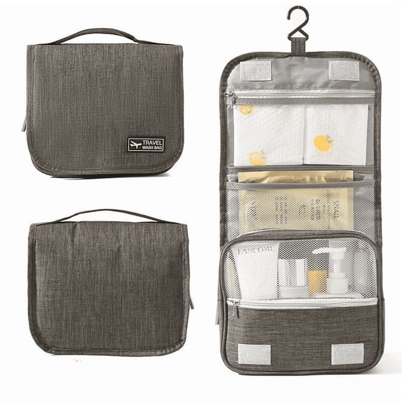 Hanging Travel Toilet Bag, Makeup Bag for Women and Men, Portable Waterproof Small Travel Bag for Toiletries, 6 Color, Travel