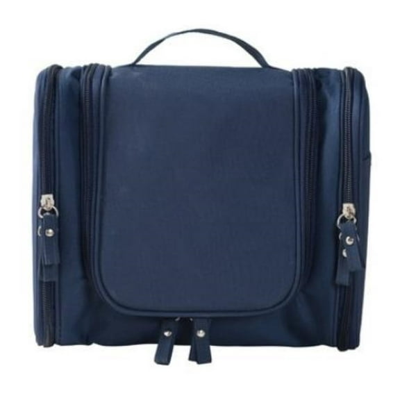 Hanging Travel Toiletry Bag for Women and Men, Waterproof Makeup Bag for Cosmetics, Navy Blue