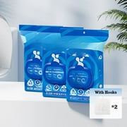 Hanging Unscented Wet Wipes with Probiotics, Extra Large Size Adult Wipes Made of Plant - Based Fibers Alcohol-Free,Butt Wipes, 240/640 Wipes in Total Wet Wipes with Sustainable Hygiene Soft Mild