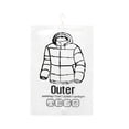 thumbnail image 1 of Hanging Vacuum Storage Bags for Coats, Garment Bags for Hanging Clothes, Vacuum Seal Bags for Clothing Travel, Coat StorageBags VacuumSealedHanging for Suits and Jackets, 1 of 7