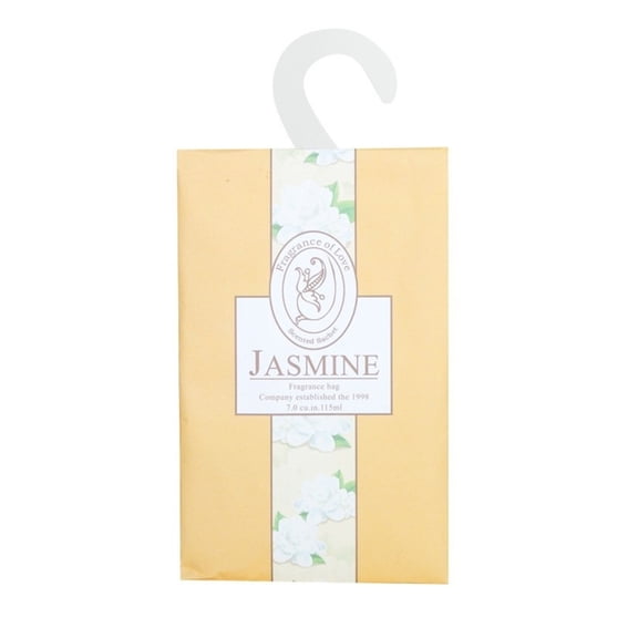 Hanging Vanilla Scented Sachet, Natural Closet Air Freshener Deodorizer Bag for Wardrobe Bedroom Drawer, Car Scent with Hanger, Insect Repellent Aromatherapy Sachet
