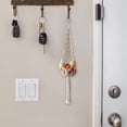 thumbnail image 1 of Hanging Vegetable Basket for Kitchen, Cotton Mesh Produce Storage Bag with Tiered Space Saving Design for Onions Garlic and Potatoes, 1 of 6