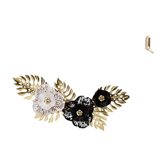 Hanging Wall Art Metal Wall Decor Nordic Iron Pendant Durable Foldable Hook for Home Office Restaurant