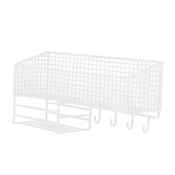 Hanging Wall Basket Fruit Vegetable Basket Organizer Sturdy Metal Wire Large Wall Mount for Kitchen Pantry