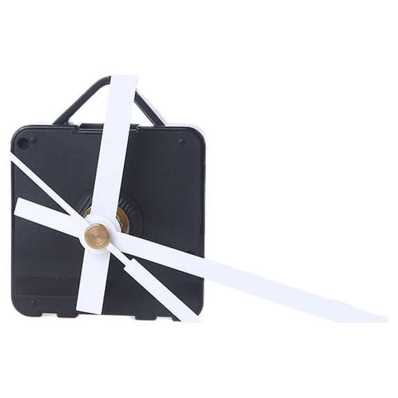 Hanging Wall Clock Motor Movement Mechanisms Battery Powered DIY Repair Parts Replacement with White Hands