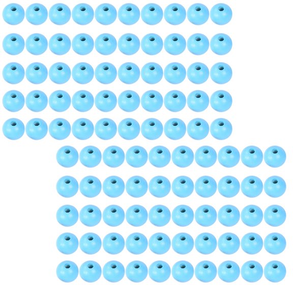 Hanging Wall Decor,100PC Solid Wood Beads Plaid Print Wooden Beads Rustic Wood Beads DIY Garland