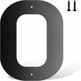 thumbnail image 1 of Hanging Wall Decor,6 Inch Metal House Number Metal Letters House Address Number House Numbers For Outside Mailbox Numbers For Outside Black Modern Metal Numbers And Letters, 1 of 8