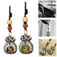 thumbnail image 1 of Hanging Wall Decor,Chinese Zodiac Wealth Bag Pendant Charm For Daily Fortune Rotating God Of Wealth Bag Luck And Keychain For Good Fortune, 1 of 9