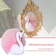 thumbnail image 1 of Hanging Wall Decor,Head With Golden Swan Room Dress Chiffon Pattern For Kindergarten Children's Home Decor, 1 of 8