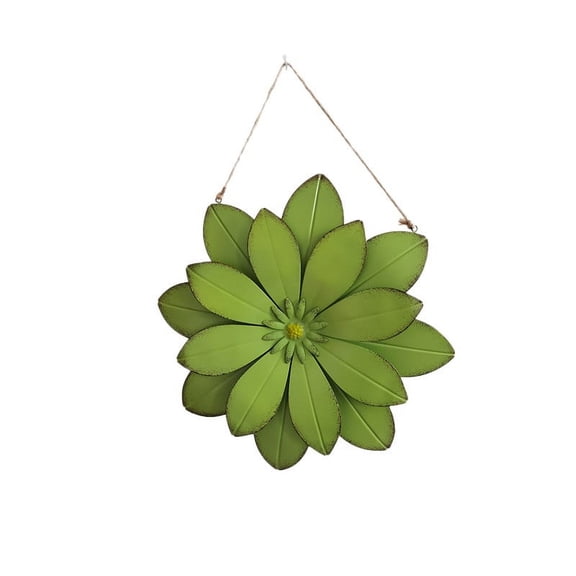 Hanging Wall Decor,Rustic Wall Decor Metal FLower Wall Art Hanging Wall Sculptures for Indoor