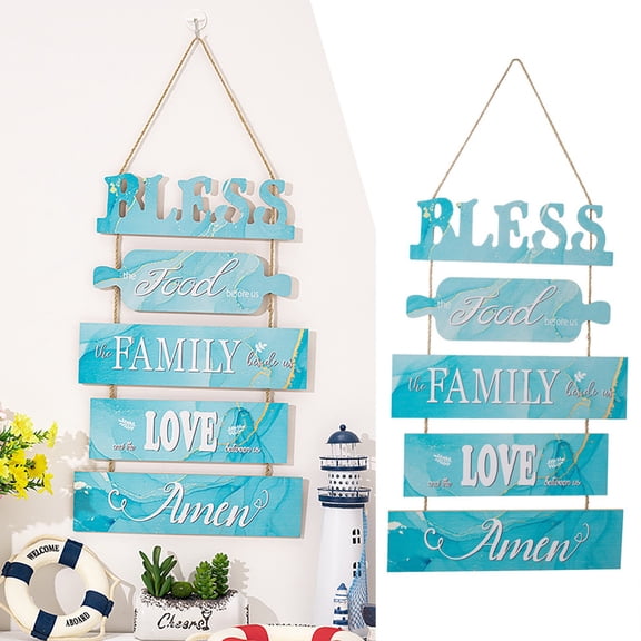 Hanging Wall Decor,Summer Beach Wood Sign (18.5” X 11.8”) Ocean Themed Wooden Wall Hanging Colorful Spring Hanging Sign Decoration For Pool Party Vacation