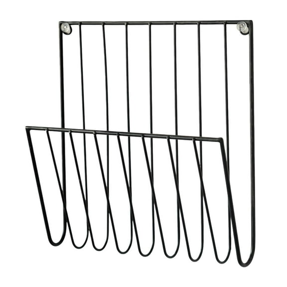 Hanging Wall File Holder Metal Mail Organizer Multipurpose Storage for Papers Magazines Folders Home Office