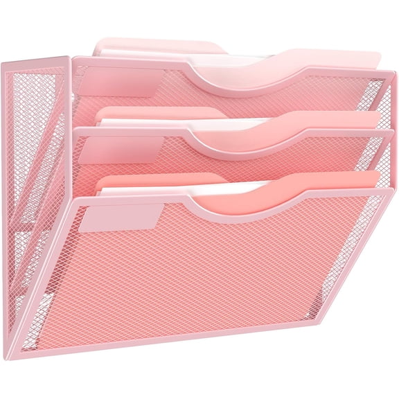 Hanging Wall File Organizer Magazine Holder For Office Home