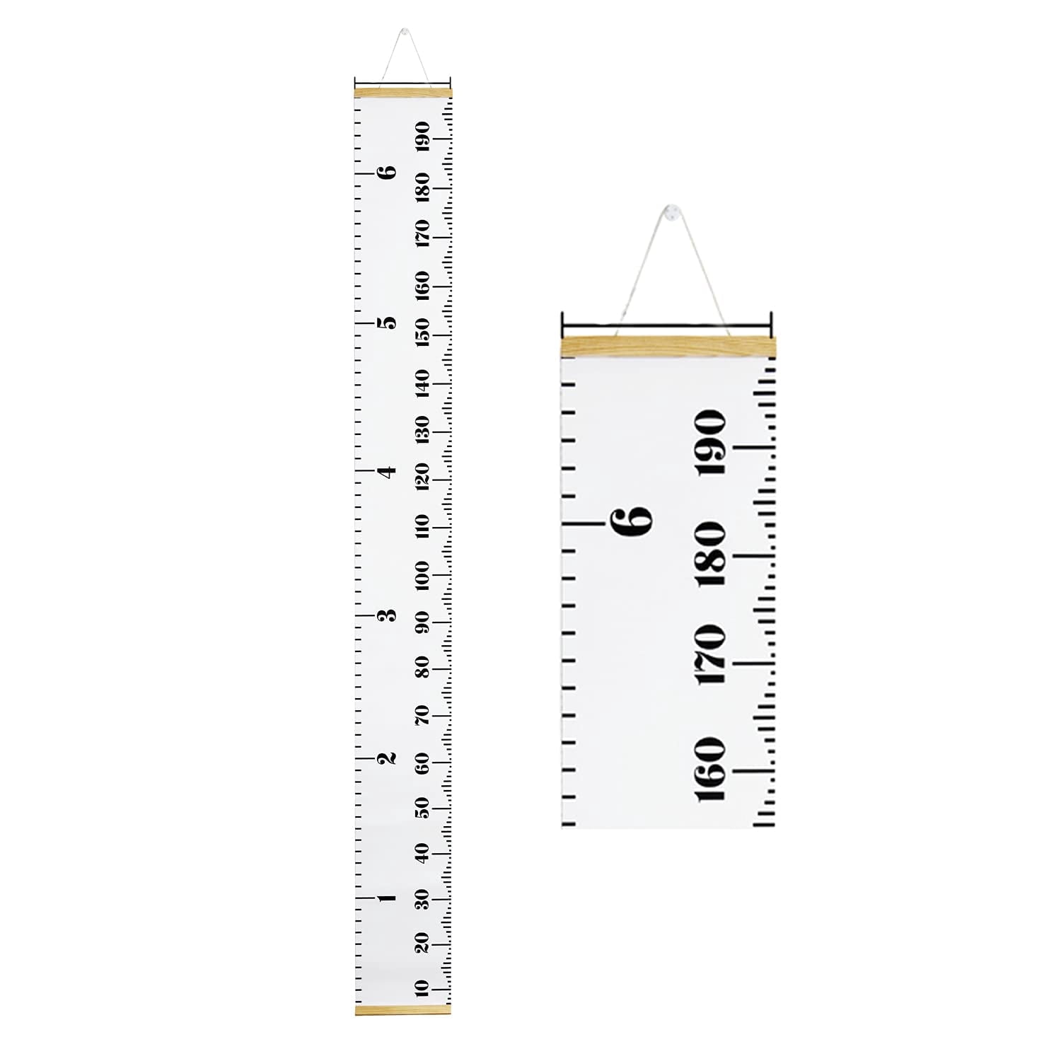 Hanging Wall Growth Chart , Height Measure Ruler , Removable Home Decor ...