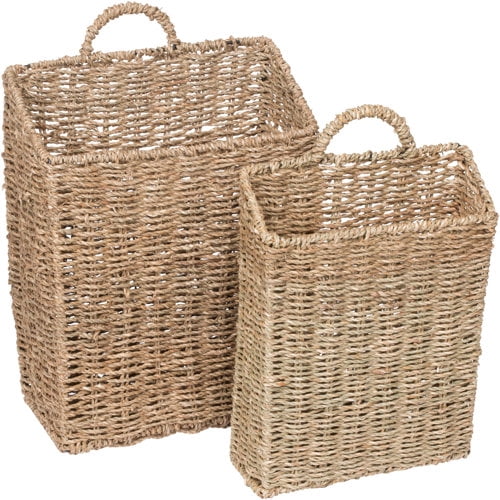 Hanging Wall Mounted Baskets - Set of 2 - By Trademark Innovations