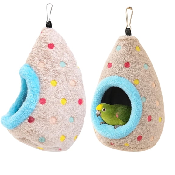Hanging Warm Cotton Bird Nest Hammock Egg Shaped Cage Bed