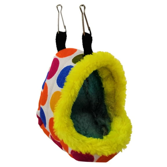 Hanging Winter Parrot Toy Bed for Squirrels Birds and Hamsters - Cozy Pet Bed/Mat for Small Animals