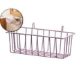 thumbnail image 1 of Hanging Wire Baskets for Organizing - Hanging Metal Basket Storage with Wall Grid Panel, Rust-Resistant Iron for Kitchen Bathroom Home Decor ( 9x3.9x3 Inches), 1 of 5
