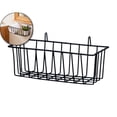thumbnail image 1 of Hanging Wire Baskets for Organizing - Hanging Metal Basket Storage with Wall Grid Panel, Rust-Resistant Iron for Kitchen Bathroom Home Decor ( 9x3.9x3 Inches), 1 of 5