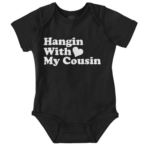 Hanging With Cousin Family Love Romper Boys or Girls Infant Baby Brisco Brands 24M