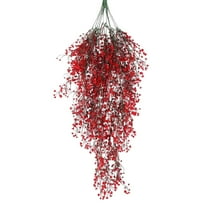 Hanging With Greenery And Red Berries For Festive Indoor Outdoor Holiday