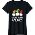 thumbnail image 1 of Hanging With My Gnomies Funny Garden Gnome T-Shirt, 1 of 3